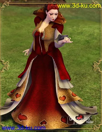 3D打印模型Wonderland Queen of Hearts V4的图片