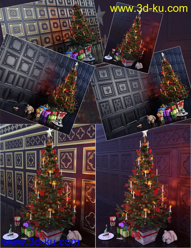 Wooden Panel Iray Shaders Vol 1模型的图片1