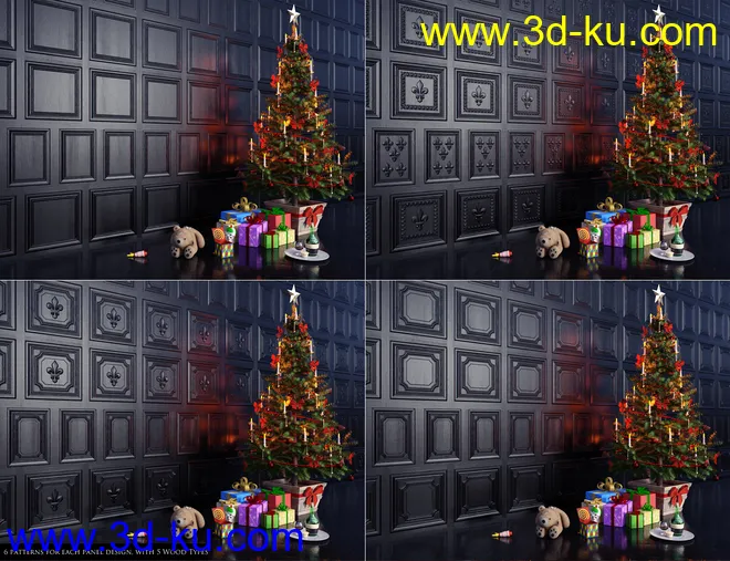 Wooden Panel Iray Shaders Vol 1模型的图片6