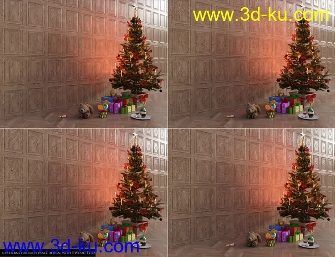 Wooden Panel Iray Shaders Vol 1模型的图片7