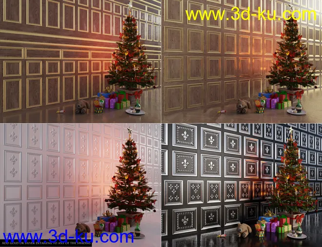 Wooden Panel Iray Shaders Vol 1模型的图片8