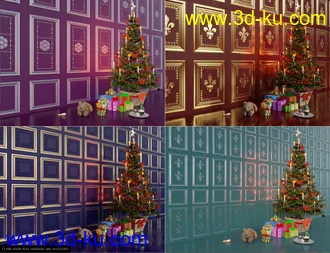 3D打印模型Wooden Panel Iray Shaders Vol 1的图片