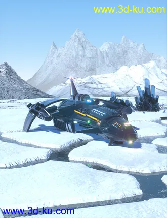 3D打印模型X 300 Star Chaser Starship的图片
