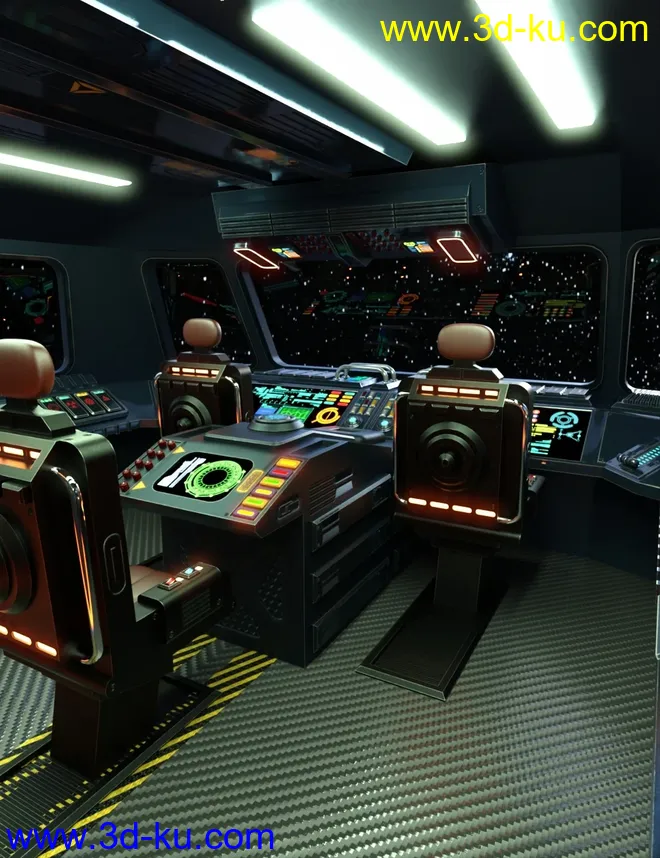 X 300 Star Chaser Starship模型的图片5