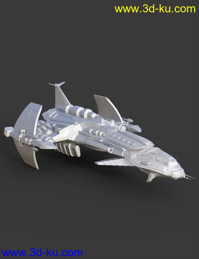 X 300 Star Chaser Starship模型的图片17