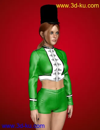 3D打印模型X-Fashion Christmas Nutcracker Set for Genesis 8 Females的图片