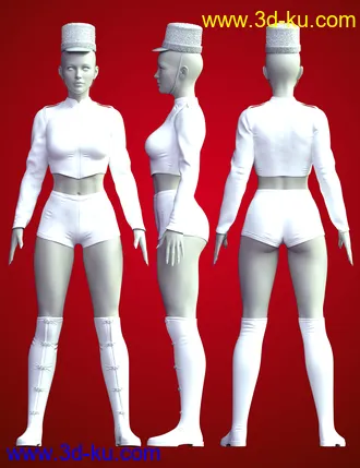3D打印模型X-Fashion Christmas Nutcracker Set for Genesis 8 Females的图片