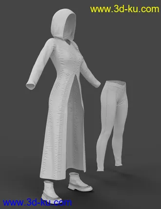 3D打印模型X-Fashion dForce Cyberpunk Outfit for Genesis 8 Female(s)的图片