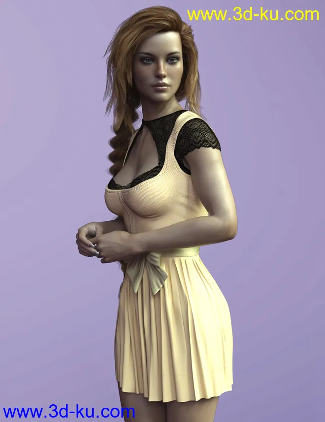 X-Fashion Wiesnlook Outfit for Genesis 8 Female(s)模型的图片3