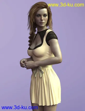 3D打印模型X-Fashion Wiesnlook Outfit for Genesis 8 Female(s)的图片
