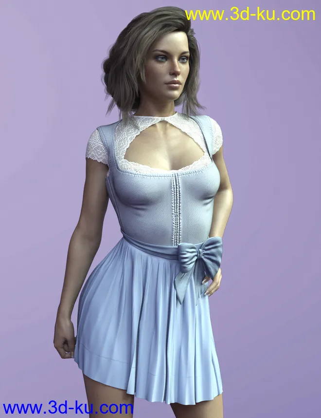 X-Fashion Wiesnlook Outfit for Genesis 8 Female(s)模型的图片4