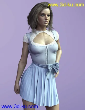 3D打印模型X-Fashion Wiesnlook Outfit for Genesis 8 Female(s)的图片