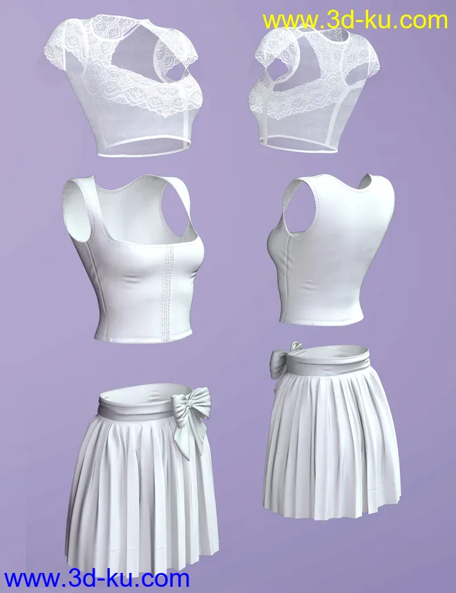 X-Fashion Wiesnlook Outfit for Genesis 8 Female(s)模型的图片5