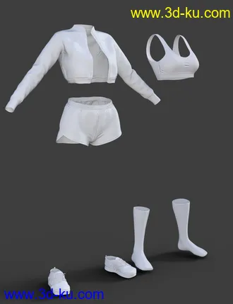 3D打印模型X-Fashion Workout for Genesis 8 Female(s)的图片