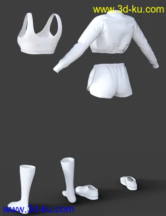 3D打印模型X-Fashion Workout for Genesis 8 Female(s)的图片