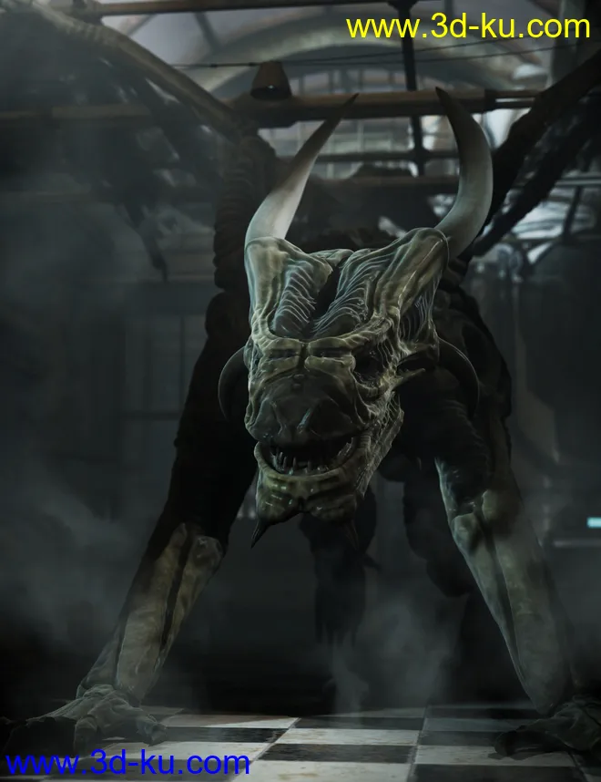 Xenodreki - The Alien Dragon HD模型的图片4