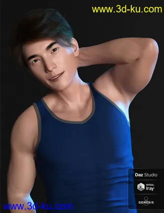 3D打印模型Yang and Expressions for Genesis 8 Male的图片