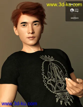 3D打印模型Yang and Expressions for Genesis 8 Male的图片
