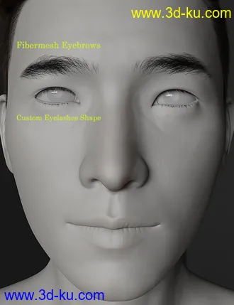 3D打印模型Yang and Expressions for Genesis 8 Male的图片