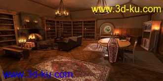 3D打印模型Ye Olde Library的图片