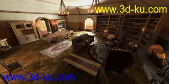 3D打印模型Ye Olde Library的图片