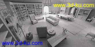 3D打印模型Ye Olde Library的图片