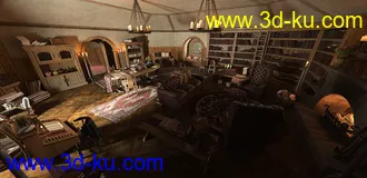 3D打印模型Ye Olde Library Props Add-on的图片