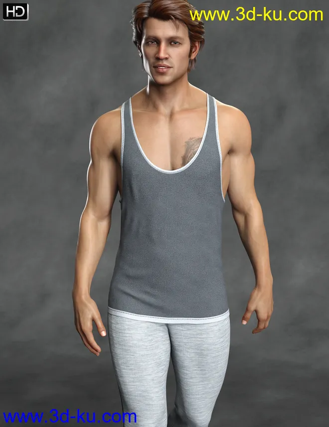 Yonni HD for Genesis 8 Male模型的图片3