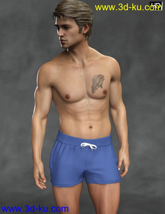 Yonni HD for Genesis 8 Male模型的图片6