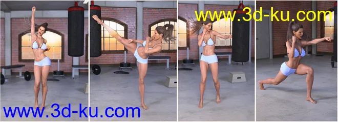Z Boxing Legend - Poses for Genesis 3 & 8 Female模型的图片8