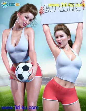 3D打印模型Z Cheerleader Shape and Pose Mega Set的图片