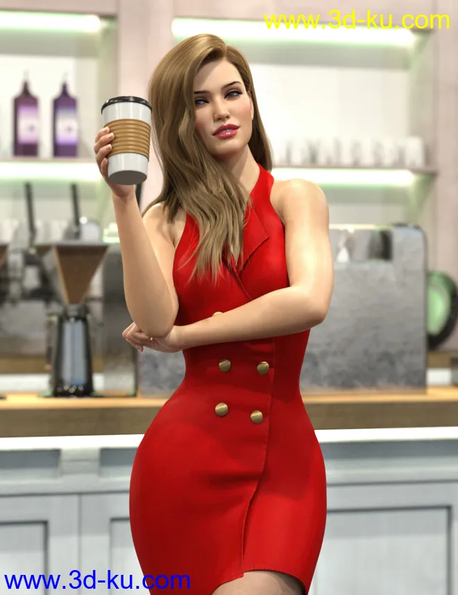 Z Coffee Love Prop and Pose Mega Set模型的图片2