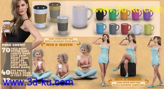3D打印模型Z Coffee Love Prop and Pose Mega Set的图片