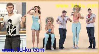 3D打印模型Z Coffee Love Prop and Pose Mega Set的图片