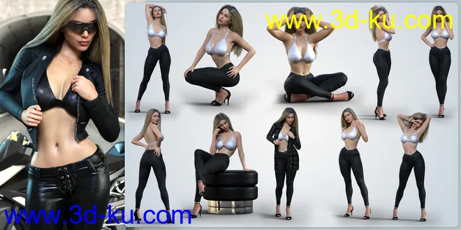 Z Cute with Attitude Pose Mega Set模型的图片4