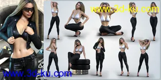 3D打印模型Z Cute with Attitude Pose Mega Set的图片