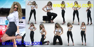 3D打印模型Z Cute with Attitude Pose Mega Set的图片