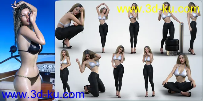Z Cute with Attitude Pose Mega Set模型的图片6