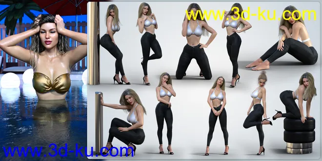 Z Cute with Attitude Pose Mega Set模型的图片7