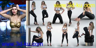 3D打印模型Z Cute with Attitude Pose Mega Set的图片