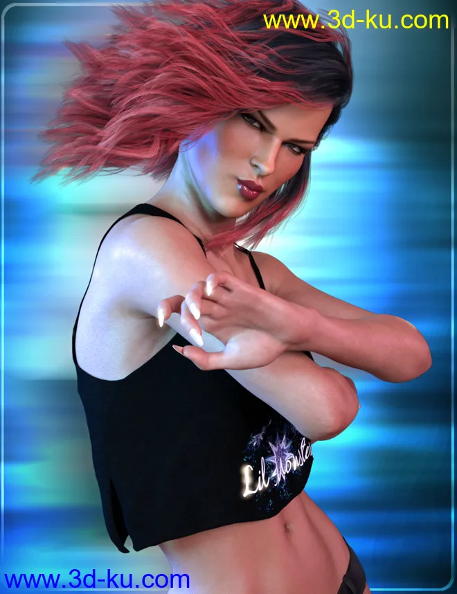 Z Daredevil - Dialable and One-Click Expressions for Genesis 8 Female(s)模型的图片2