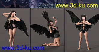 3D打印模型Z Dark Angel Pose Mega Set的图片