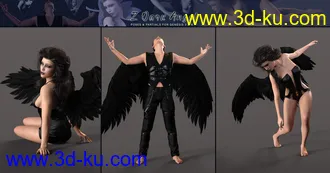 3D打印模型Z Dark Angel Pose Mega Set的图片