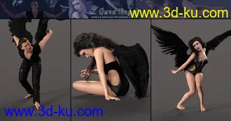3D打印模型Z Dark Angel Pose Mega Set的图片