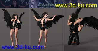 3D打印模型Z Dark Angel Pose Mega Set的图片