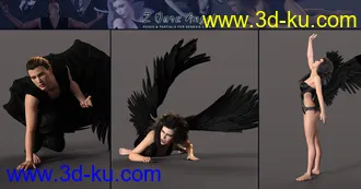 3D打印模型Z Dark Angel Pose Mega Set的图片