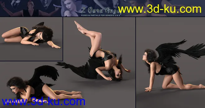 Z Dark Angel Pose Mega Set模型的图片11