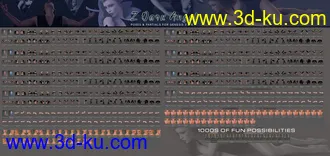 3D打印模型Z Dark Angel Pose Mega Set的图片