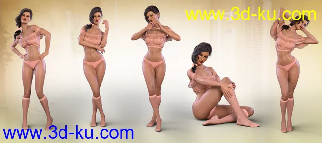 Z Eye Catching - Poses and Partials for Genesis 3 and 8 Female模型的图片4