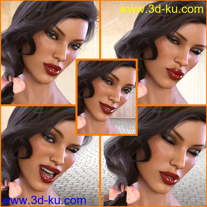 Z Eye Catching - Poses and Partials for Genesis 3 and 8 Female模型的图片8